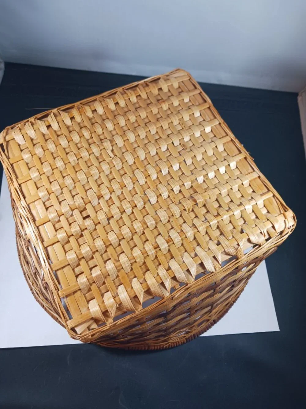 Vintage Wicker Unique Basket